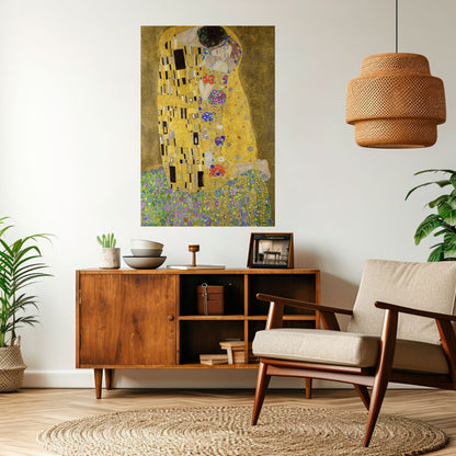 Poster verticale staccabile e attaccabile THE KISS