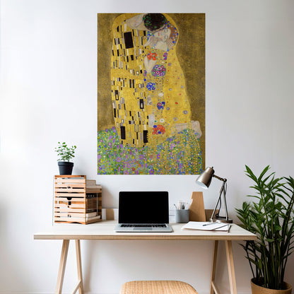 Poster verticale staccabile e attaccabile THE KISS