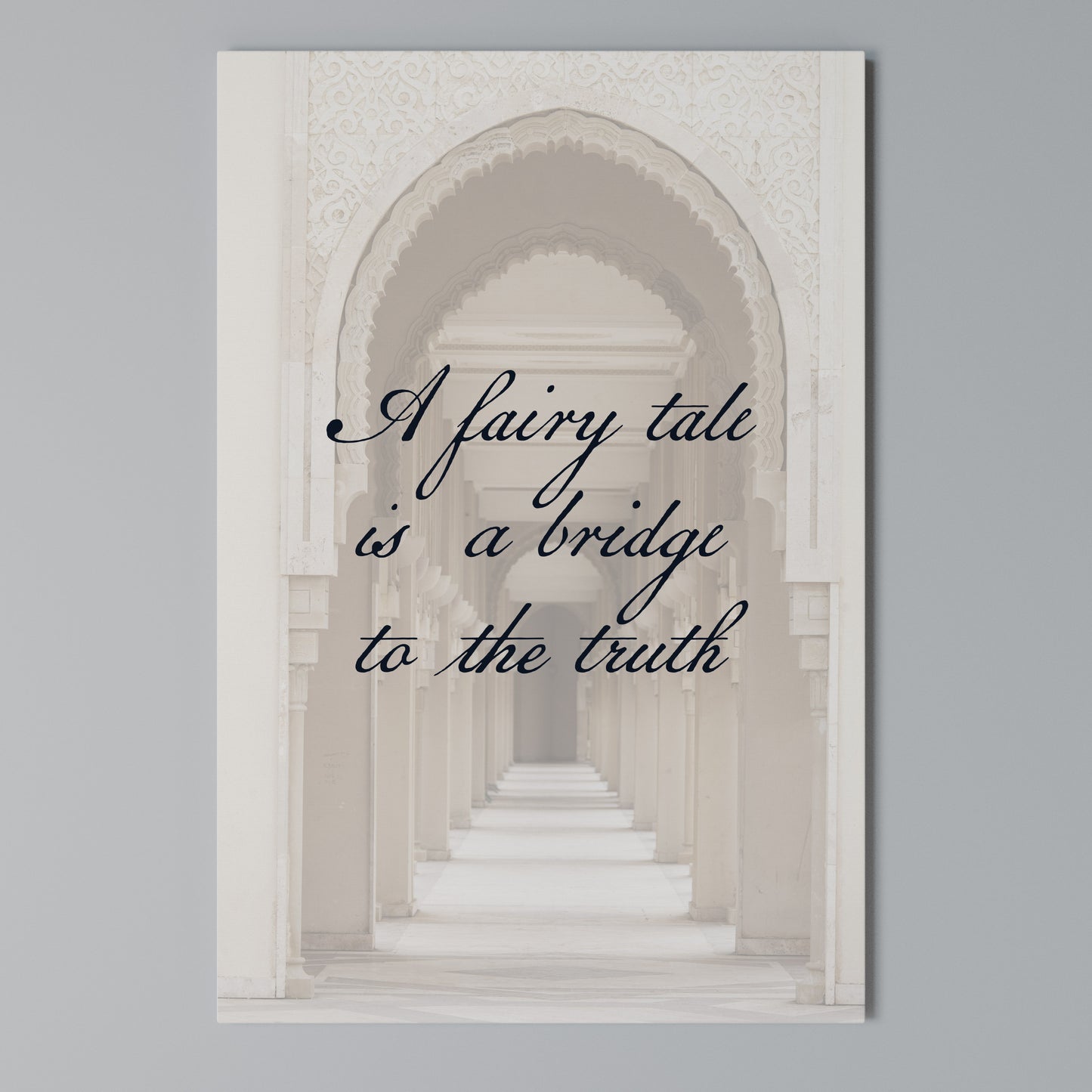 DREAMLIKE PASSAGE Stampa su Tela Verticale