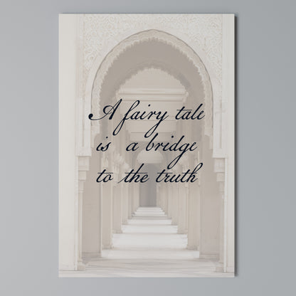 DREAMLIKE PASSAGE Stampa su Tela Verticale