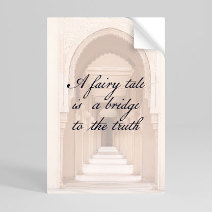 PASSAGGIO DA SOGNO Poster verticale staccabile e attaccabile