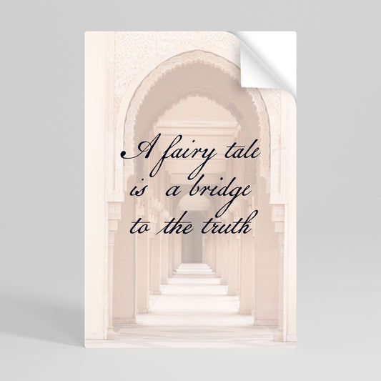 PASSAGGIO DA SOGNO Poster verticale staccabile e attaccabile