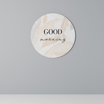 MORNING MIST MAGIC - Decorazione murale rotonda