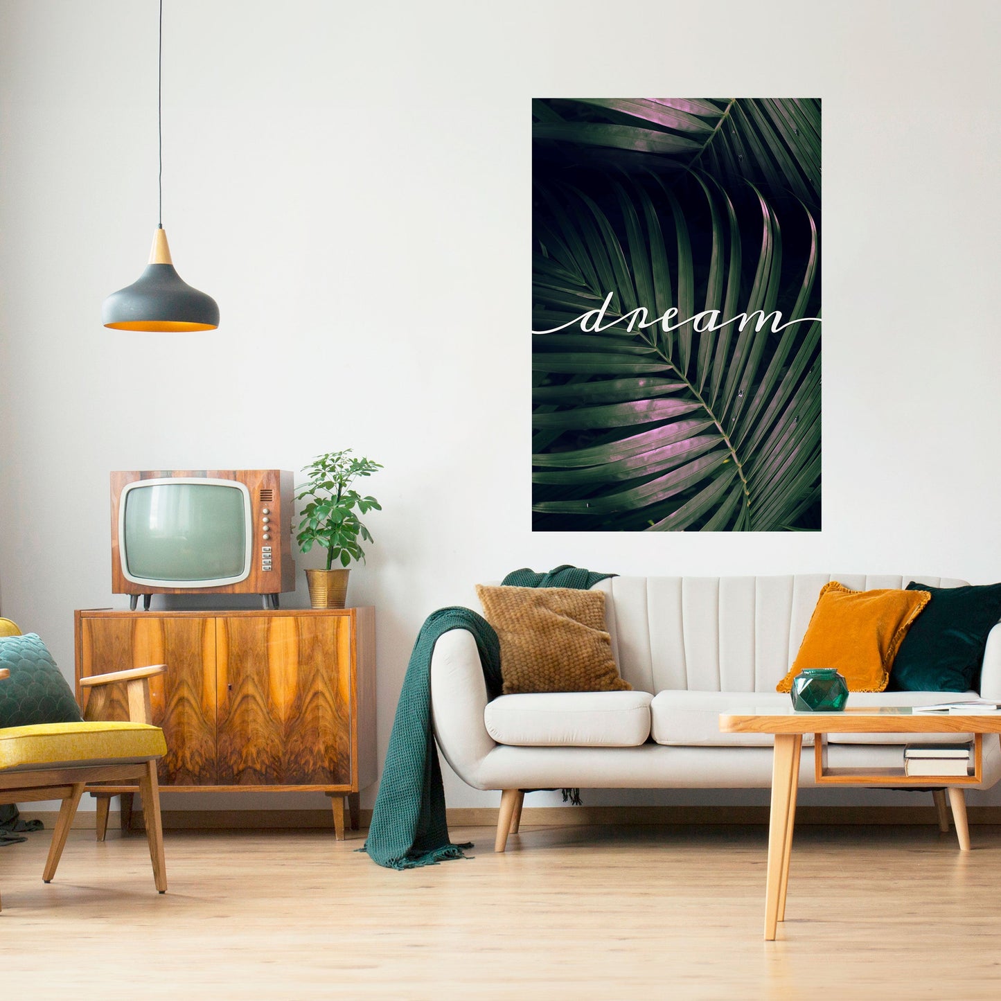 Poster verticale staccabile e attaccabile LUSH DREAMSCAPE