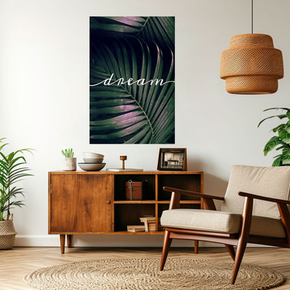 Poster verticale staccabile e attaccabile LUSH DREAMSCAPE