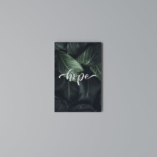 GREEN WHISPERS OF HOPE Stampa su Tela Verticale