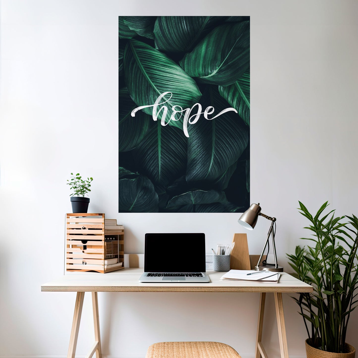 Poster verticale staccabile e attaccabile "SUSBURRI VERDI DI SPERANZA"
