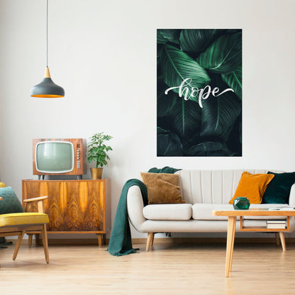 Poster verticale staccabile e attaccabile "SUSBURRI VERDI DI SPERANZA"