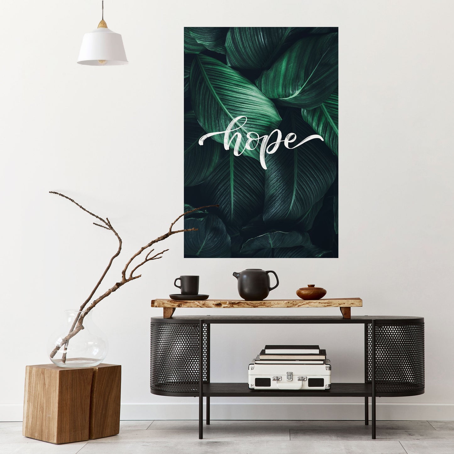Poster verticale staccabile e attaccabile "SUSBURRI VERDI DI SPERANZA"