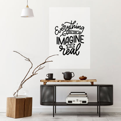 I SOGNI DIVENTANO REALTÀ Poster verticale staccabile e attaccabile