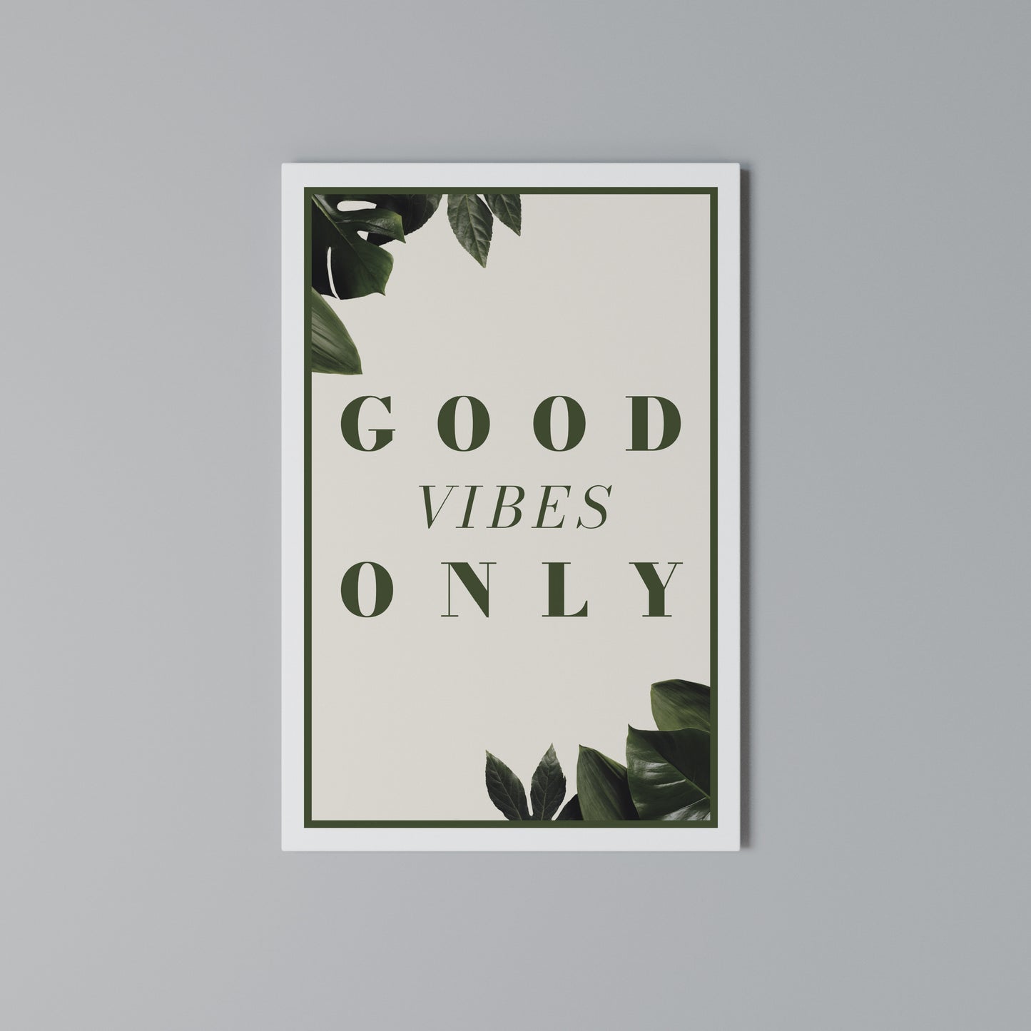 NATURE'S POSITIVE ENERGY Stampa su Tela Verticale