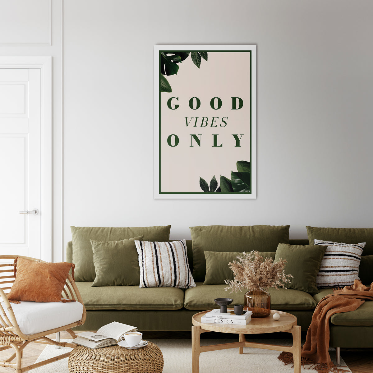 NATURE'S POSITIVE ENERGY Vertical Canvas Print