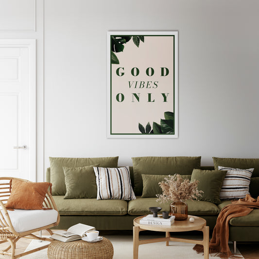 NATURE'S POSITIVE ENERGY Vertical Canvas Print