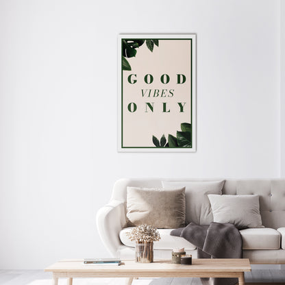 NATURE'S POSITIVE ENERGY Vertical Canvas Print