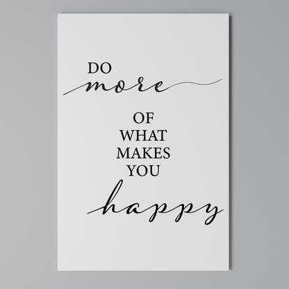 PURSUIT OF JOY Stampa su Tela Verticale