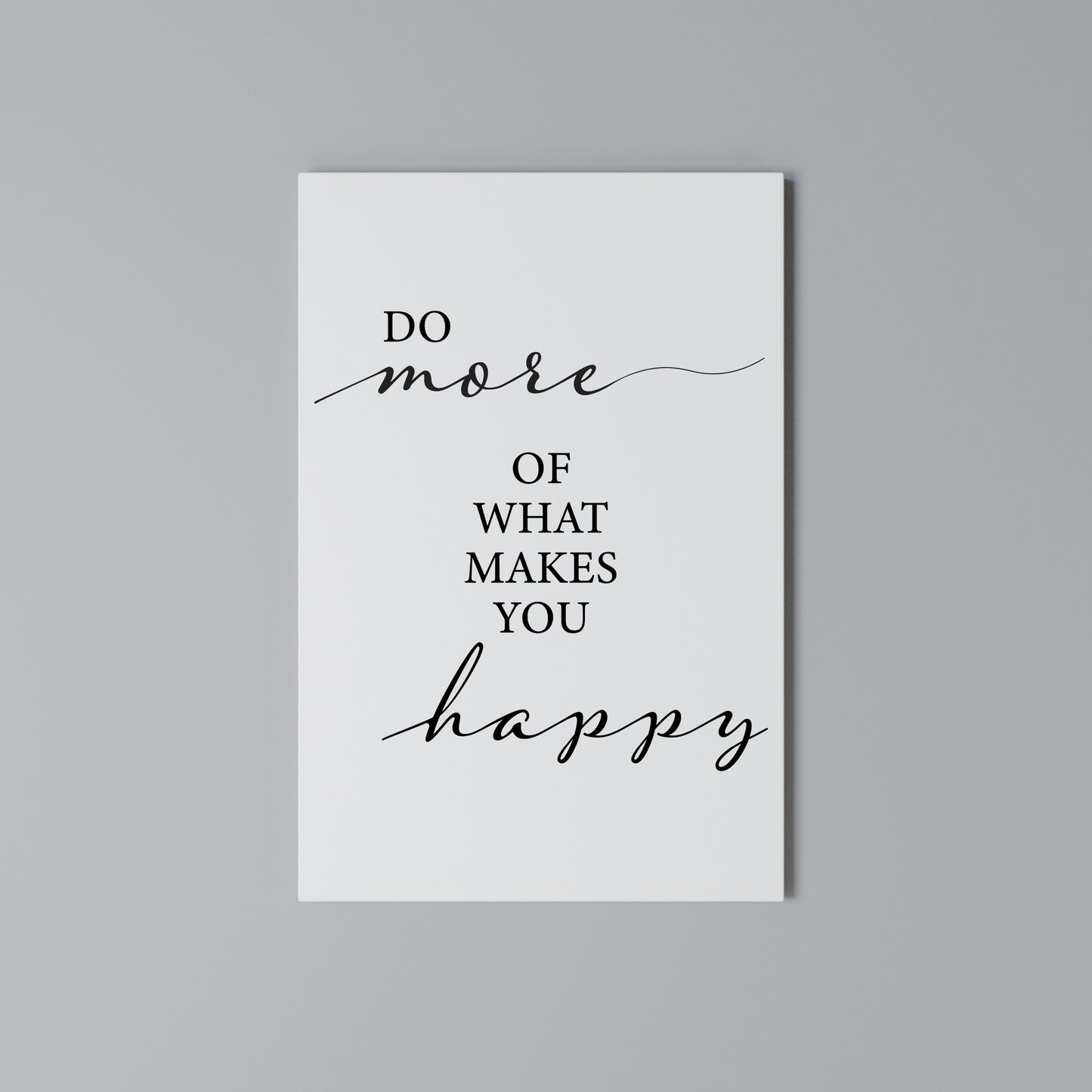 PURSUIT OF JOY Stampa su Tela Verticale