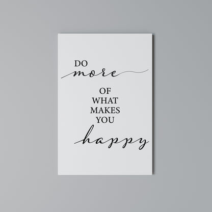 PURSUIT OF JOY Stampa su Tela Verticale