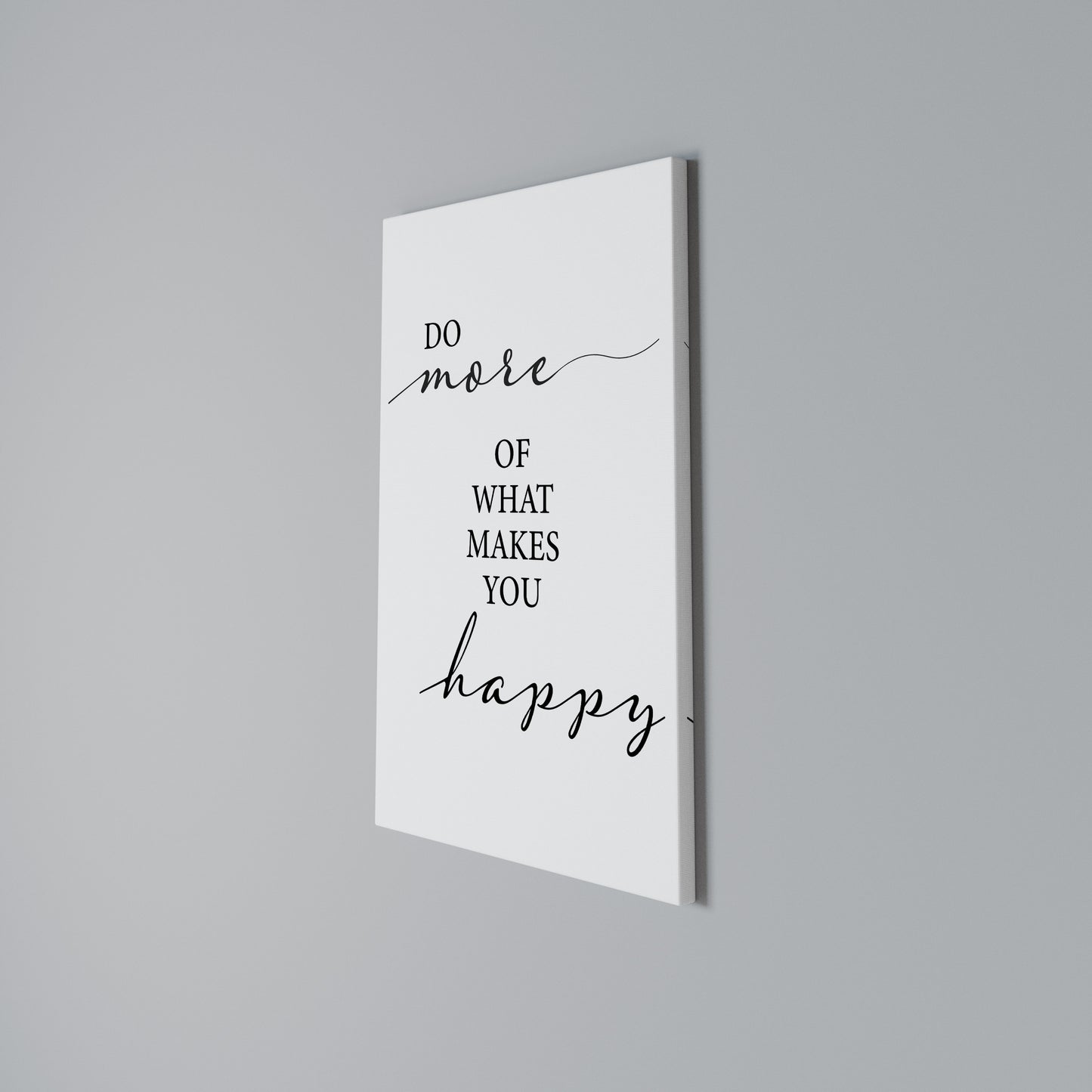 PURSUIT OF JOY Stampa su Tela Verticale