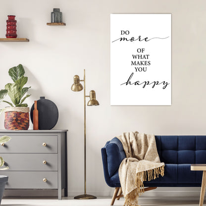 PURSUIT OF JOY Vertical Canvas Print