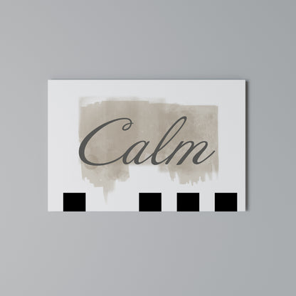 STILLNESS IN ART Stampa su tela orizzontale