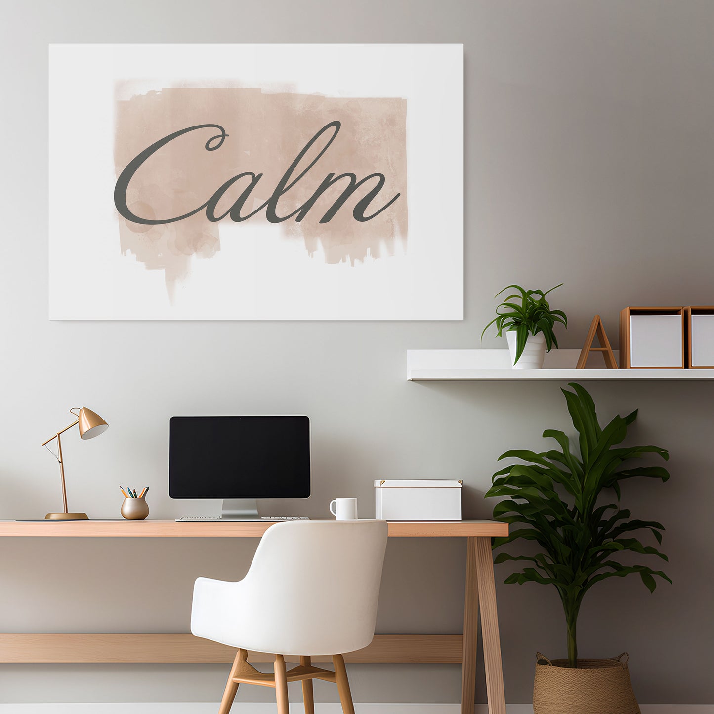 STILLNESS IN ART Stampa su tela orizzontale