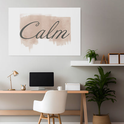 STILLNESS IN ART Stampa su tela orizzontale