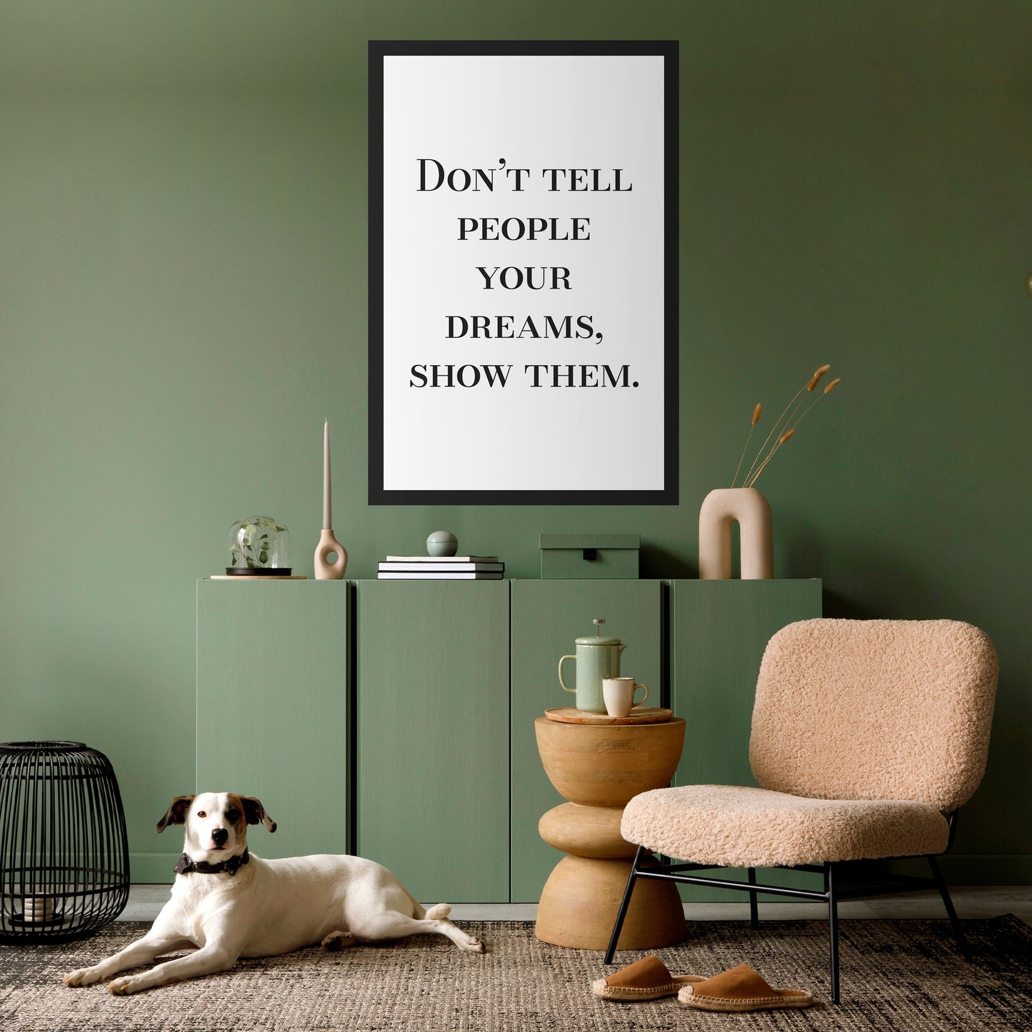 SOGNI IN AZIONE Poster verticale staccabile e attaccabile