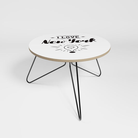 Tavolino da caffè piccolo I LOVE NEW YORK