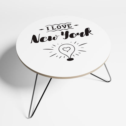 Tavolino da caffè piccolo I LOVE NEW YORK