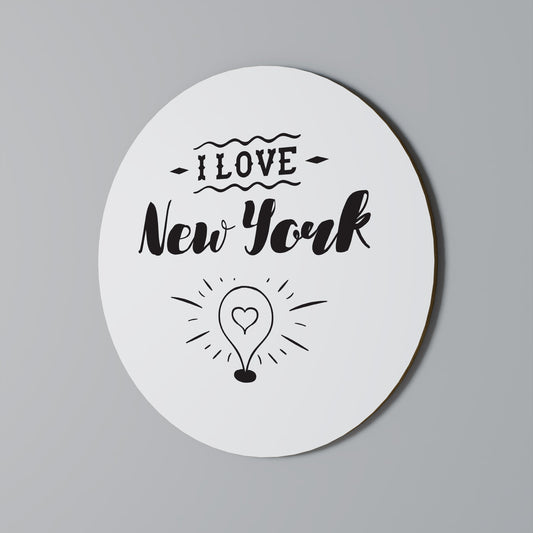 AMO NEW YORK - Quadro rotondo