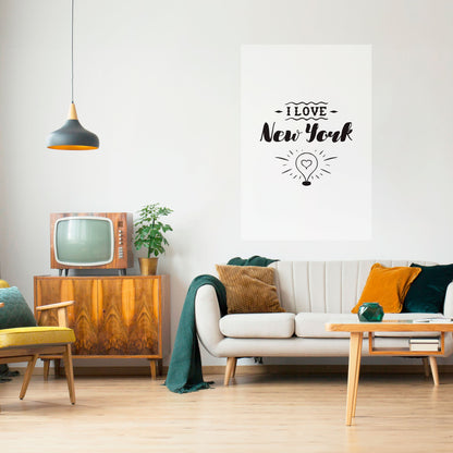AMO NEW YORK Poster verticale staccabile e attaccabile