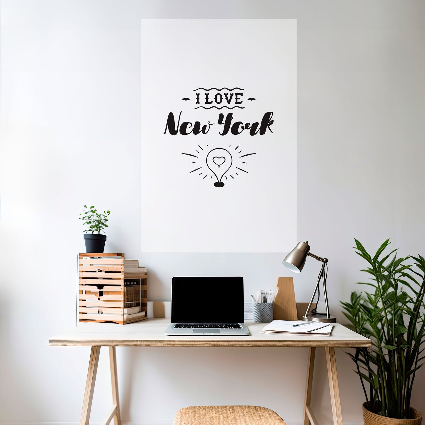 AMO NEW YORK Poster verticale staccabile e attaccabile
