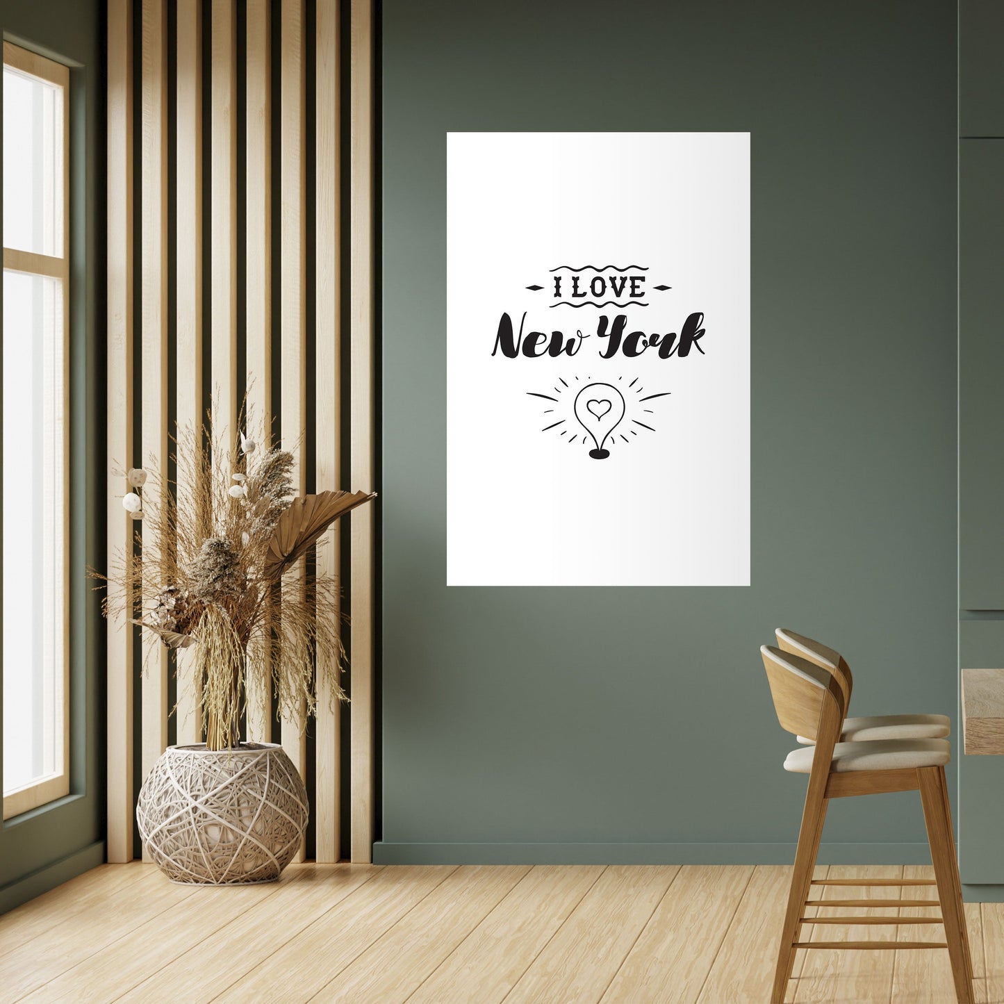 AMO NEW YORK Poster verticale staccabile e attaccabile