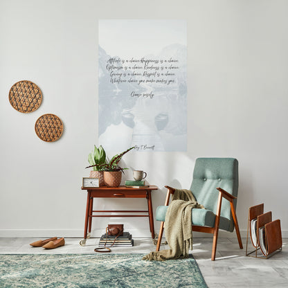 SCELTE IN RIFLESSIONE Poster verticale staccabile e attaccabile