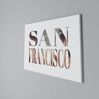 SAN FRANCISCO Stampa su tela orizzontale