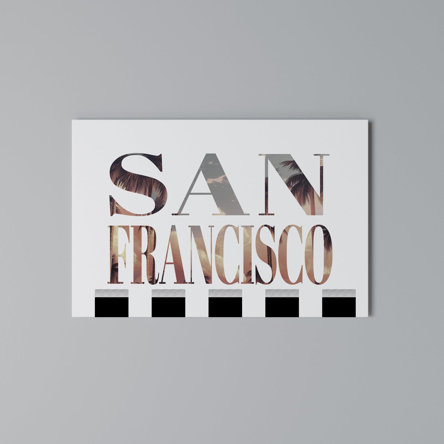 SAN FRANCISCO Stampa su tela orizzontale