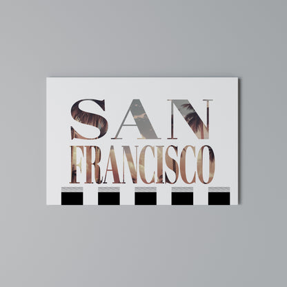 SAN FRANCISCO Stampa su tela orizzontale