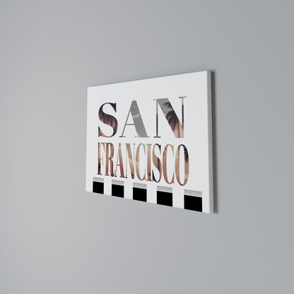 SAN FRANCISCO Stampa su tela orizzontale
