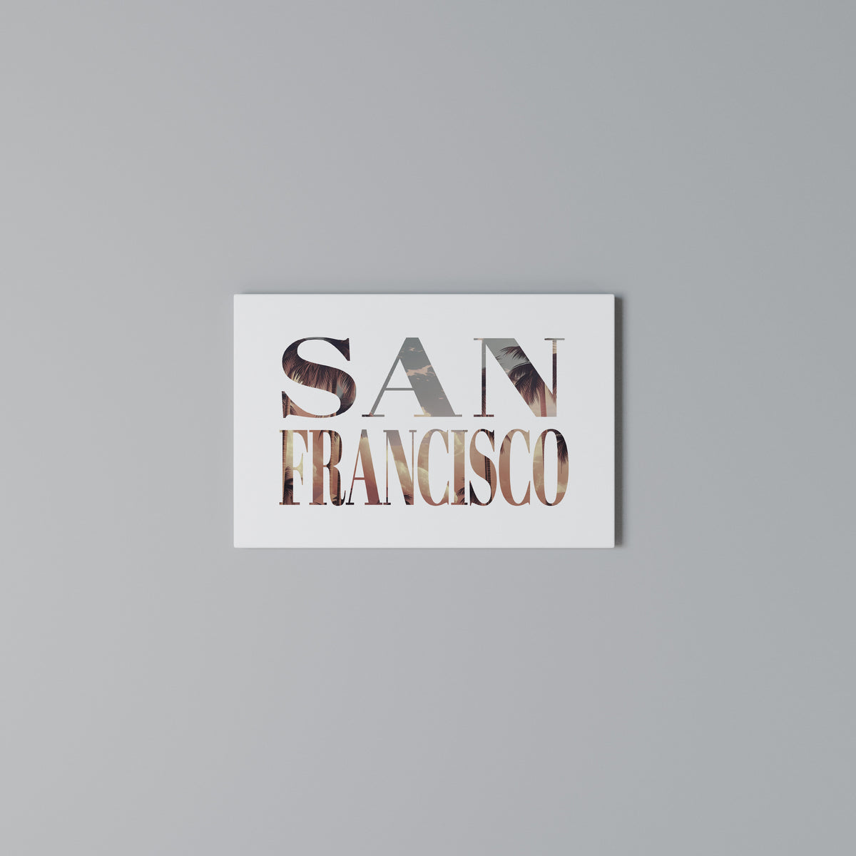 SAN FRANCISCO Stampa su tela orizzontale
