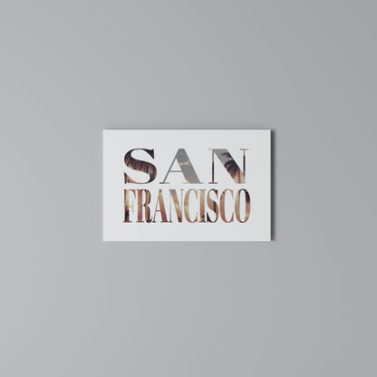 SAN FRANCISCO Stampa su tela orizzontale