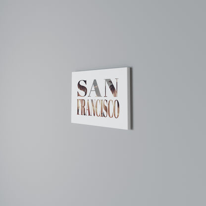 SAN FRANCISCO Stampa su tela orizzontale