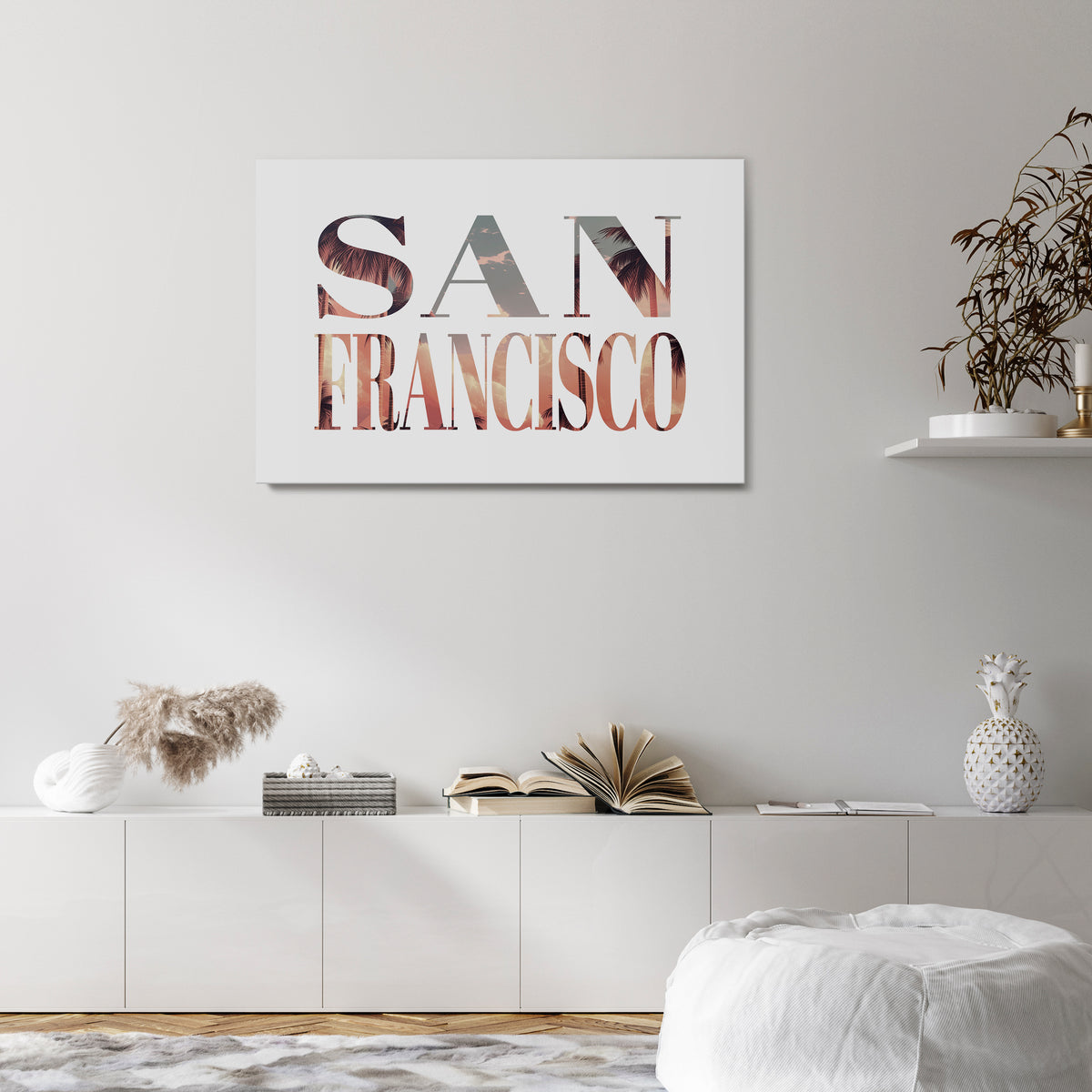 SAN FRANCISCO Stampa su tela orizzontale