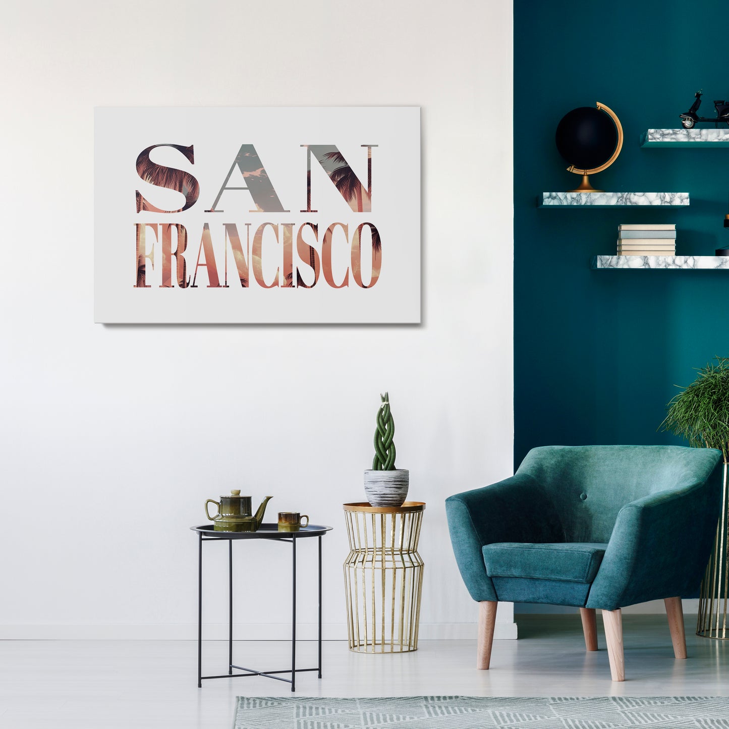 SAN FRANCISCO Stampa su tela orizzontale