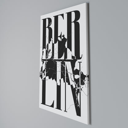 BOLD HORIZONS OF BERLIN Stampa su Tela Verticale