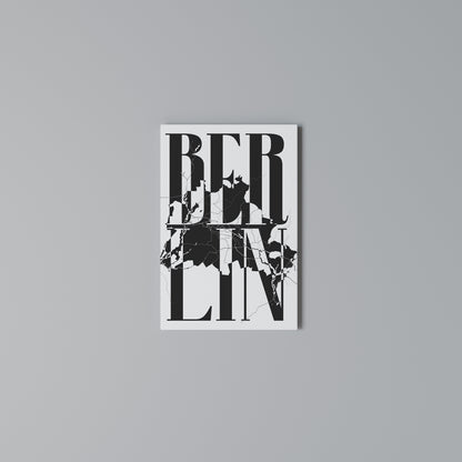 BOLD HORIZONS OF BERLIN Stampa su Tela Verticale