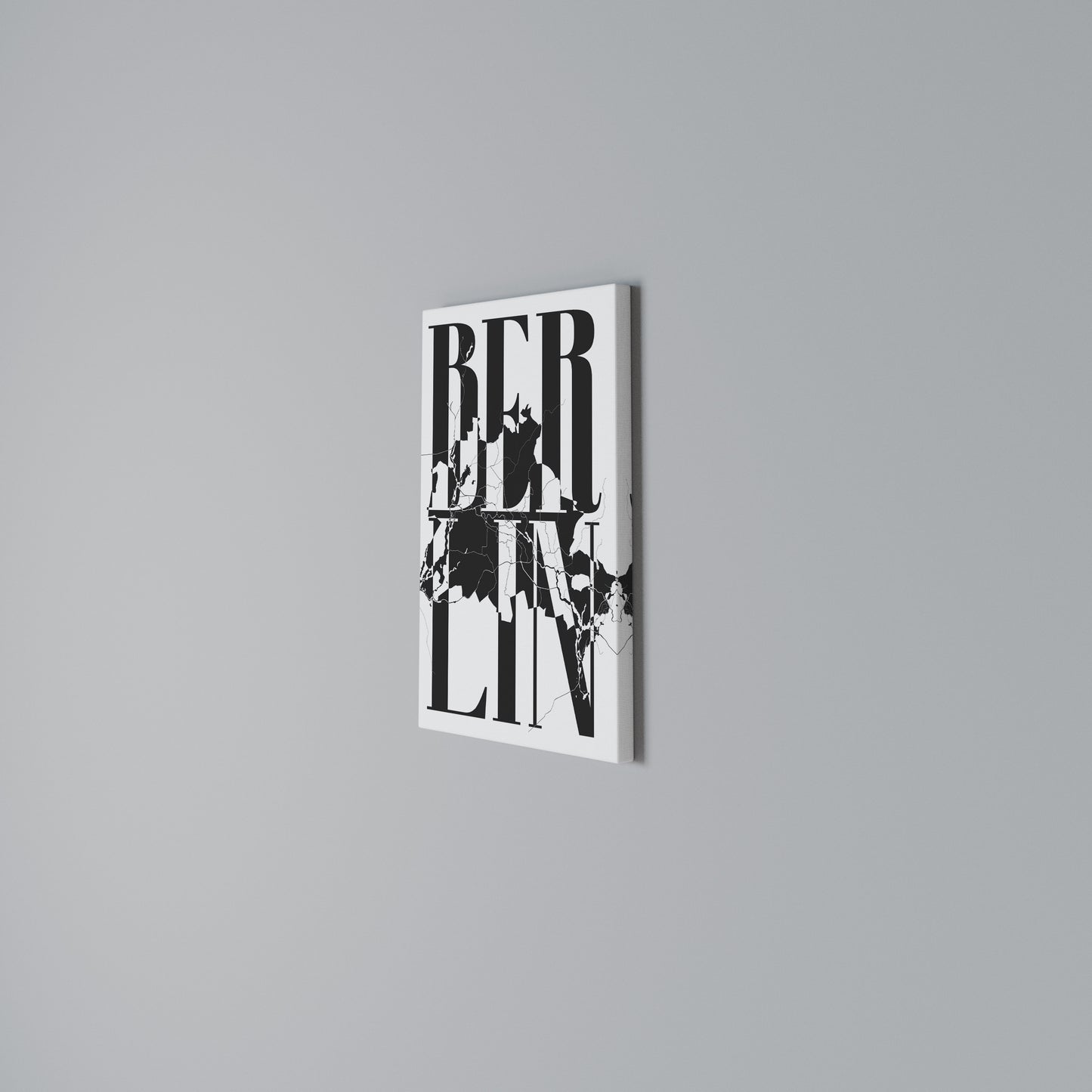 BOLD HORIZONS OF BERLIN Stampa su Tela Verticale