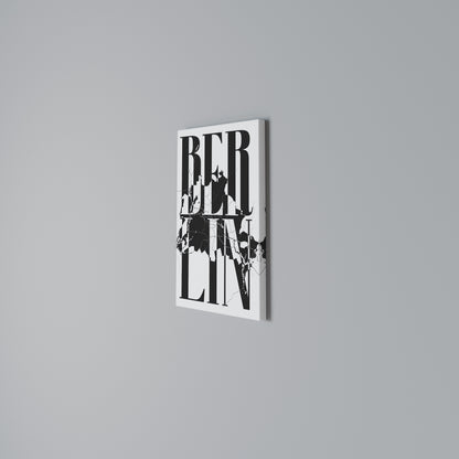 BOLD HORIZONS OF BERLIN Stampa su Tela Verticale