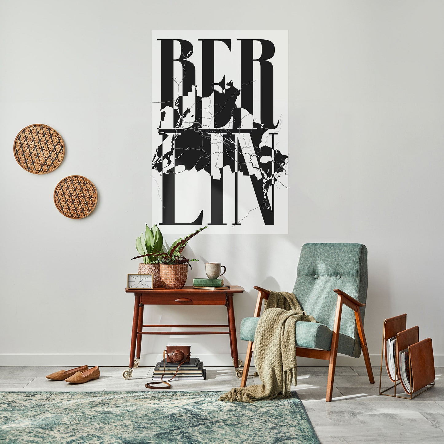 Poster verticale staccabile e attaccabile BOLD HORIZONS OF BERLINO