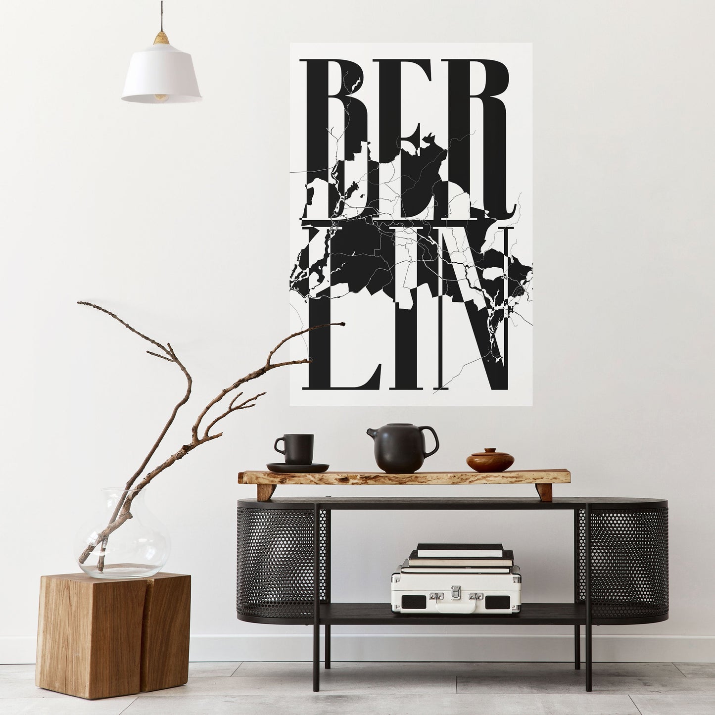 Poster verticale staccabile e attaccabile BOLD HORIZONS OF BERLINO