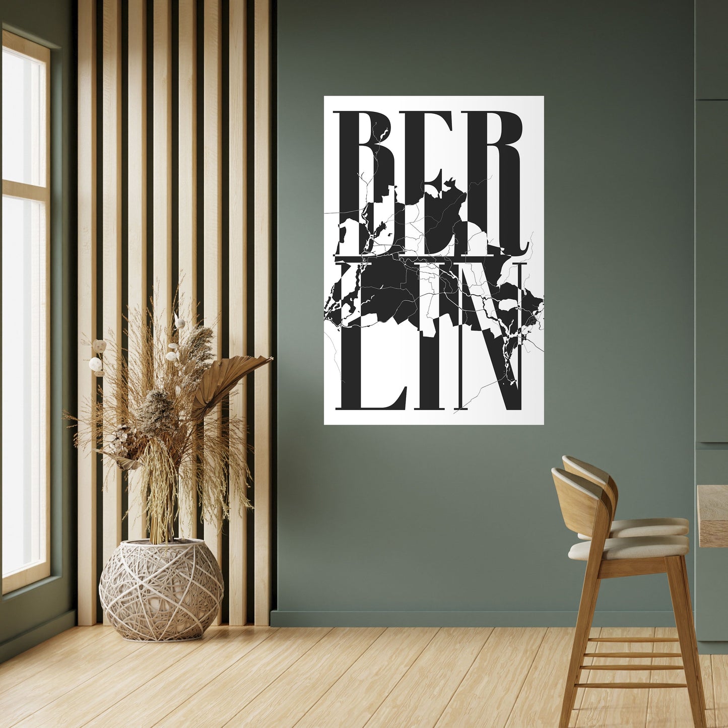 Poster verticale staccabile e attaccabile BOLD HORIZONS OF BERLINO